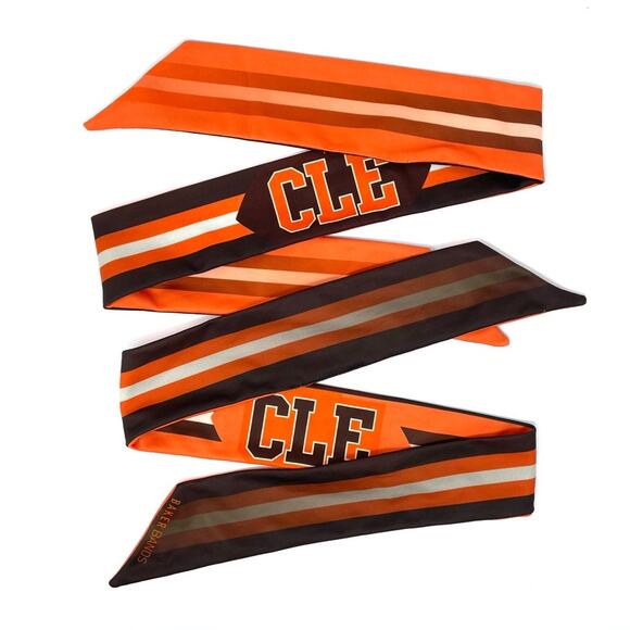 Cleveland Browns Bakerbands Bundle of 2 Reversible Headbands, Ohio Football NFL - Picture 2 of 7